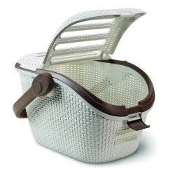 Curver Transportbox Rattan Optik -Haustierprodukte 556435677bcb583d2d