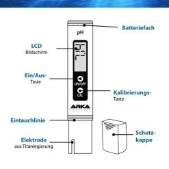 ARKA PH-Meter / PH-Messgerät -Haustierprodukte akra ph messgeraet 3