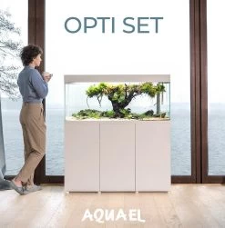 Aquael Aquarienkombination Optiset -Haustierprodukte aquael optiset visual weiss