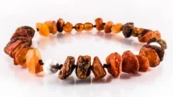 Bernsteinkette & Magnesit / Halsband