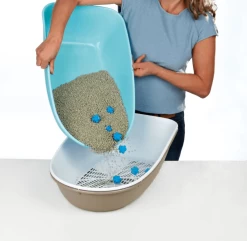 Trixie Katzentoilette Berto - Hellblau Und Anthrazit -Haustierprodukte berto 3