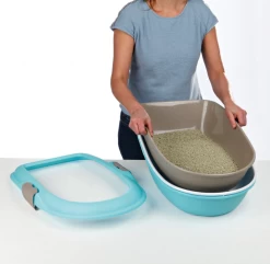 Trixie Katzentoilette Berto - Hellblau Und Anthrazit -Haustierprodukte berto 7