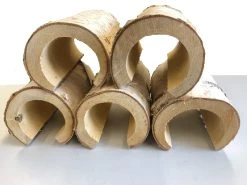 Baumstamm-Tunnel Mit Rinde 20 Cm