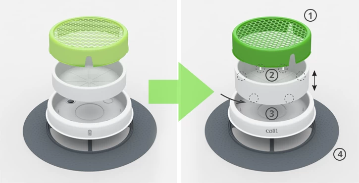 HAGEN Catit Senses 2.0 Gras Planter 3 HAGEN Catit Senses 2.0 Gras Planter - Image 3