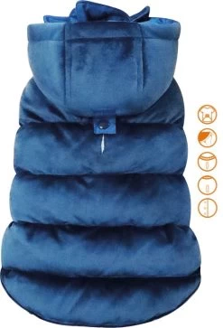 Croci Steppjacke Velveteen Blue 25cm