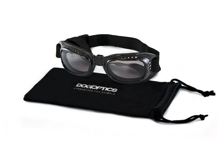 Sonnenbrille Dogoptics Biker Black - UV400 CE 1 Sonnenbrille Dogoptics Biker Black - UV400 CE