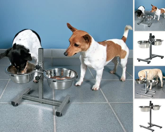 Trixie Hundebar Mit 2 Edelstahlnäpfen 1 Trixie Hundebar Mit 2 Edelstahlnäpfen