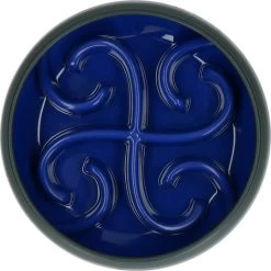 Eat Slow Tumble Futternapf Blau -Haustierprodukte eat slow live longer 2