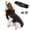 Winter-Hundemantel Bomber Schwarz