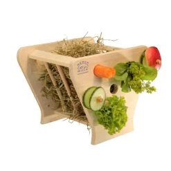 Futterkrippe Aus Fichtenholz