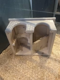 Diverse Kleinnager 3er Abteil Mit Dachöffnung Henle -Haustierprodukte henle nagerhaus 3 abteile 2