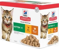Hill's Science Plan Feline Kitten Multipack 12x 85g