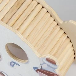 Duvo Holz Spielhaus Nagetier Schädel -Haustierprodukte holz spielhaus schaedel 1