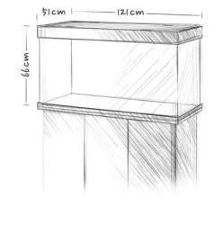 Juwel Schrank SBX Zu RIO 350 -Haustierprodukte juwel rio skizze 350