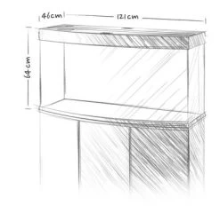 Juwel Vision 260 - Aquarium -Haustierprodukte juwel vision aquarium 260 grafikjpg