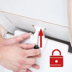 Katzen Laufrad - Bausatz XL -Ø 1,20 M 19 Katzen Laufrad - Bausatz XL -Ø 1,20 M -Haustierprodukte katzenlaufrad bausatz weiss l 6