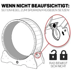 Katzen Laufrad - Bausatz XL -Ø 1,20 M 17 Katzen Laufrad - Bausatz XL -Ø 1,20 M -Haustierprodukte katzenlaufrad bausatz weiss l 7