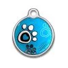 ROGZ Passport ID-Tag Pfoten Blau