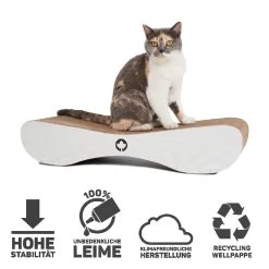 Kratzbett - Satellite 2.0 Classic Serie -Haustierprodukte satellite weiss 1