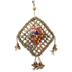 Duvo Seegras Kletternetz Mit Holzklötzen