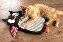 Sisalkratzbrett Schmuse-Eule -Haustierprodukte sisal kratzbrett eule 3