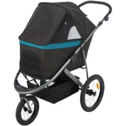 Trixie Hunde Und Katzen Buggy Schwarz/Petrol -Haustierprodukte trixie buggy schwarz petrol 2