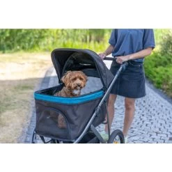 Trixie Hunde Und Katzen Buggy Schwarz/Petrol -Haustierprodukte trixie buggy schwarz petrol 3