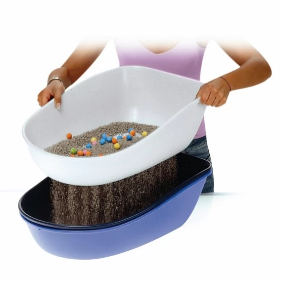 Trixie Katzentoilette Berto, 3tlg., Mit Trennsystem 2 Trixie Katzentoilette Berto, 3tlg., Mit Trennsystem - Image 2