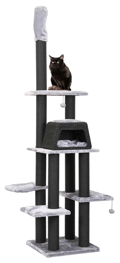 Swisspet Kratzbaum Varys Schwarz 1 Swisspet Kratzbaum Varys Schwarz