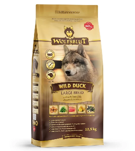 Wolfsblut Wild Duck Large Breed - 12,5kg 1 Wolfsblut Wild Duck Large Breed - 12,5kg